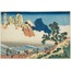 The Back of Mount Fuji Seen from Minobu River from the series Thirty-six Views of Mount Fuji