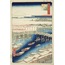 Clear Weather After Snow at Nihon Bridge from the series “One Hundred Famous Views of Edo”