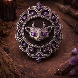 Gotik Kedi Çerçeve