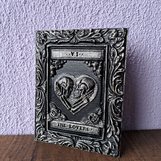 The Lovers Tarot Gotik Çerçeve 
