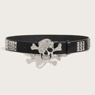 Goth Skull Studded Kemer