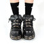 NEW ROCK Gothic Punk Metal Detaylı Platform Ayakkabı