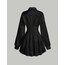 Gothic Lolita Kravatlı Kısa Gömlek Elbise