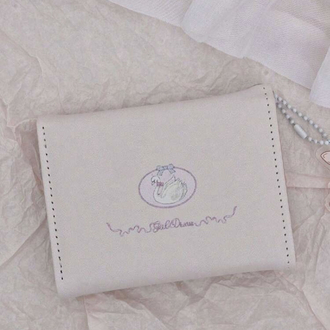 ⁠Coquette Nostalgia Romantik Pembe Çok Bölmeli Cüzdan⁠