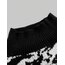 Cutecore Grunge Kedi Desenli Crop Kazak