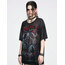 Grunge Punk Hellstorm of Death Mesh T-Shirt Bluz