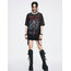 Grunge Punk Hellstorm of Death Mesh T-Shirt Bluz