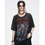 Grunge Punk Hellstorm of Death Mesh T-Shirt Bluz