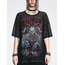 Grunge Punk Hellstorm of Death Mesh T-Shirt Bluz