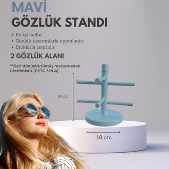 2'li Recycled Plastik Gözlük Standları