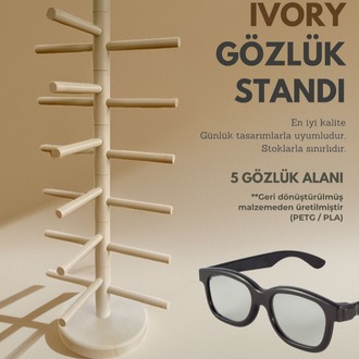 6'lı Recycled Plastik Gözlük Standları 