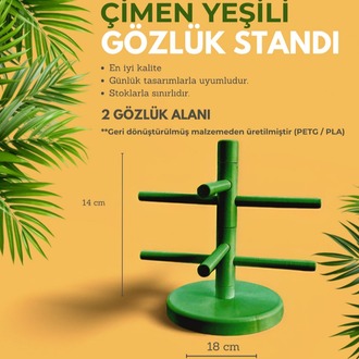 2'li Recycled Plastik Gözlük Standları