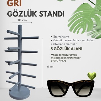 5'li Recycled Plastik Gözlük Standları