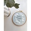 Mentally Somewhere Else Embroidery Hoop Art 