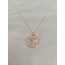 Gold lila kolye
