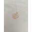 Gold lila kolye