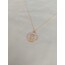 Gold lila kolye