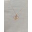 Gold lila kolye
