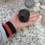 SİYAH TIRTIKLI 55MM -GRINDER 4 Kat Baharat Öğütücü Paslanmaz Mıknatıslı Gırgır