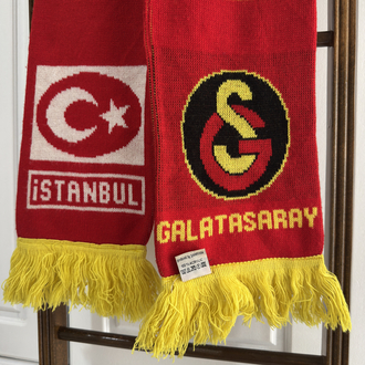 Galatasaray Vintage Örgü Atkı 