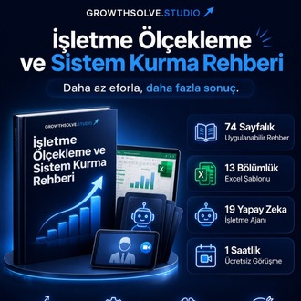 İŞLETME ÖLÇEKLEME VE SİSTEM KURMA  ADIM ADIM UYGULAMA REHBERİ