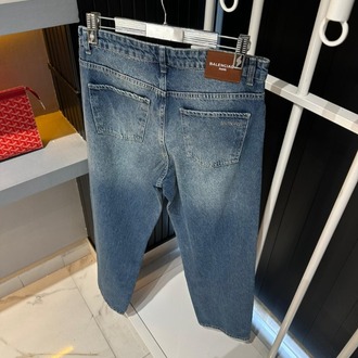 Balencıaga Mavi Baggy Jean