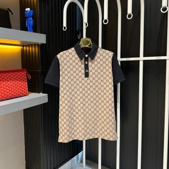 Gucci Lacivert Polo Yaka Tişört