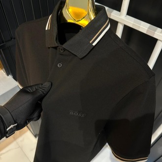 Boss Siyah Polo Yaka Tişört
