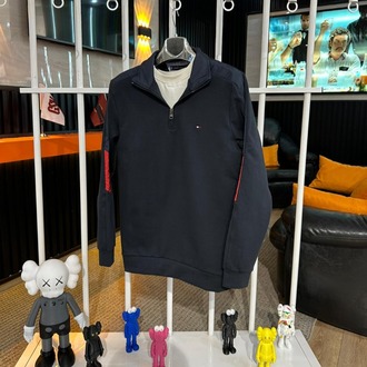 Tommy Hilfiger Yarım Fermuar Sweatshırt