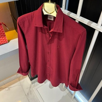 Beymen Club Erkek Vişne Keten Gömlek