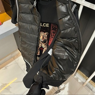 Dolce Gabbana Siyah Şişme Yelek