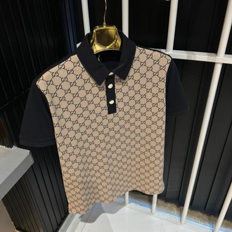 Gucci Lacivert Polo Yaka Tişört