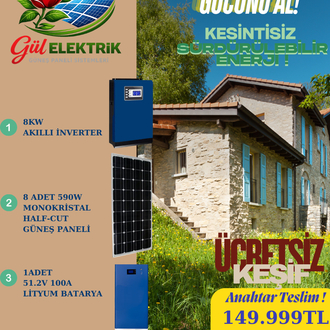 Güneş paneli sistemi