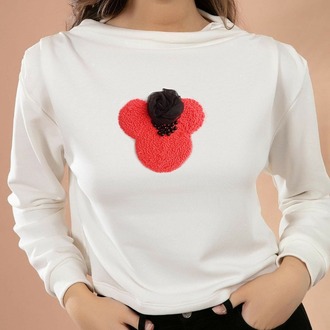 Nakışlı Sweatshirt