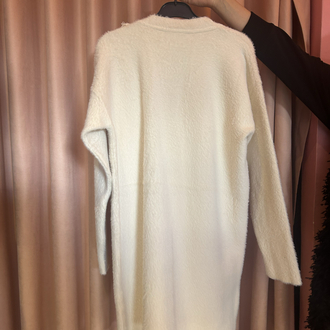 Ekru angora hırka (standart beden)