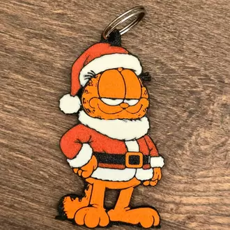 Noel Garfield seti - anahtarlıklar ve süsler