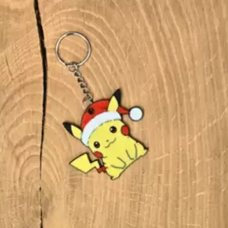 Noel Pikachu - süs ve anahtarlık