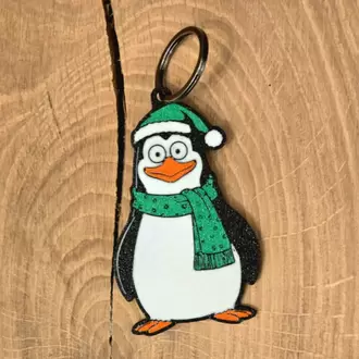 Noel Penguenleri süsleri - Simpsons tarzı