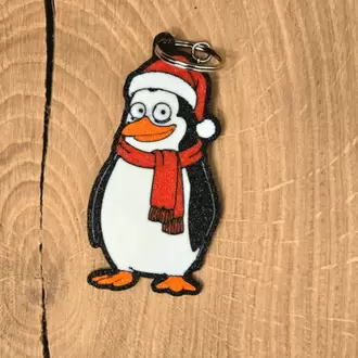 Noel Penguenleri süsleri - Simpsons tarzı