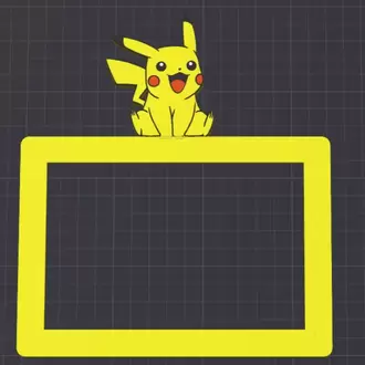 Pokemon fotoğraf çerçevesi Pikachu