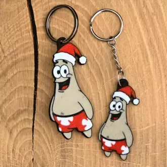 Noel Yıldızı Patrick - süs ve anahtarlık