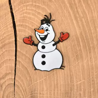 Noel Kardan Adamı mürettebat süsleri - Olaf'ın tarzı