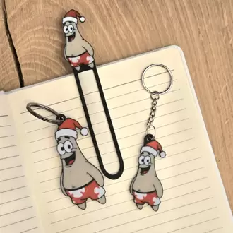 Noel Yıldızı Patrick - süs ve anahtarlık