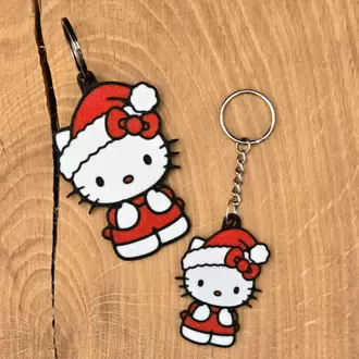 Noel Hello Kitty süsü ve anahtarlık
