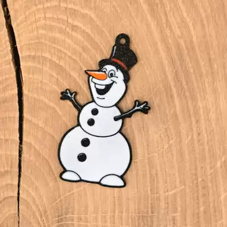 Noel Kardan Adamı mürettebat süsleri - Olaf'ın tarzı
