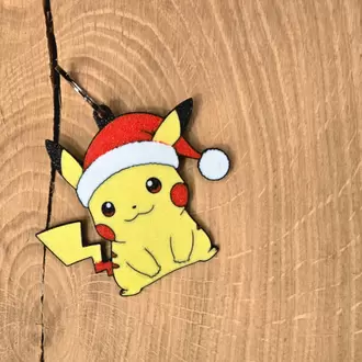 Noel Pikachu - süs ve anahtarlık