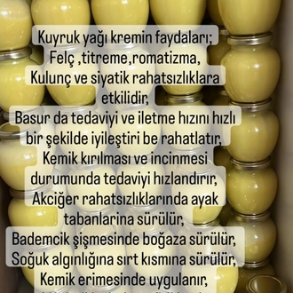Kuyruk yağı kremi 210 ml