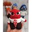 Amigurumi ters yüz kızgın