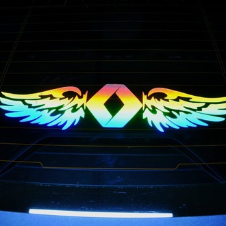RENAULT HOLOGRAM KANAT LOGO
