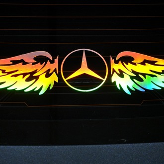 MERCEDES-BENZ HOLOGRAM KANAT LOGO